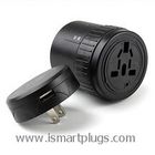 NEW Design Twist International Travel Power Adapter with USB For iphone/Sumsang TQ612