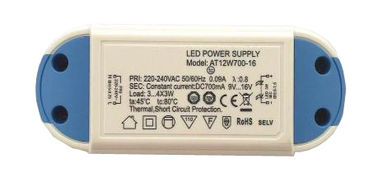 36W টীকা 55015 ধ্রুবক ভোল্টেজ LED ড্রাইভার 12V 3000Ma / 24V 1500Ma