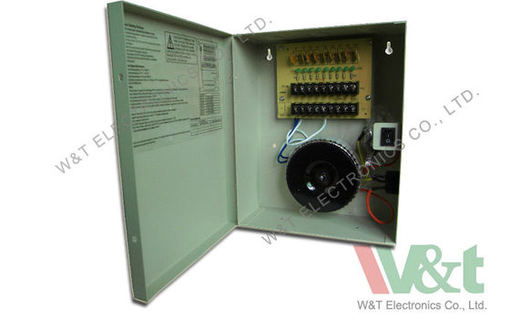 24V 4A 96W লিনিয়ার রেগুলেটেড পাওয়ার সাপ্লাই CCTV ক্যামেরা জন্য 8 চ্যানেল দিয়ে