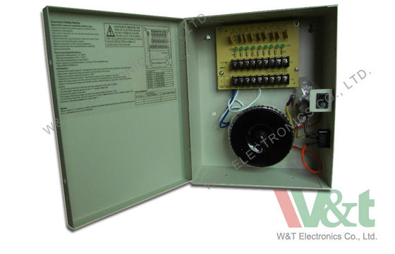এসি 24V 4 বিশ্বকাপ 96W 8 চ্যানেল সিসিটিভি পাওয়ার ক্যামেরা, প্রবেশাধিকার নিয়ন্ত্রণ করার জন্য সরবরাহ