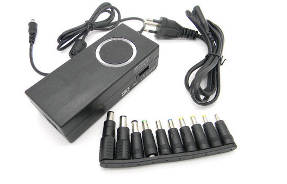 90W-অটো + + পাতলা + + নীল, LCD ইউনিভার্সাল ল্যাপটপ পাওয়ার অ্যাডাপ্টার