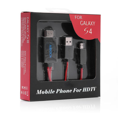 6.5 ফুট MHL 11 পিন মাইক্রো স্যামসং জন্য এবং HDMI অ্যাডাপ্টার কেবল 1080P এইচডিটিভি ইউএসবি