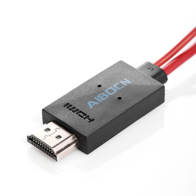 6.5 ফুট MHL 11 পিন মাইক্রো স্যামসং জন্য এবং HDMI অ্যাডাপ্টার কেবল 1080P এইচডিটিভি ইউএসবি