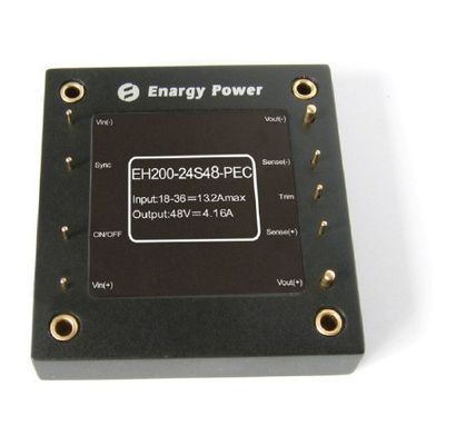 Custom Military Power Supply 200W Output 48V 13.2A EH200-24S48-PEC