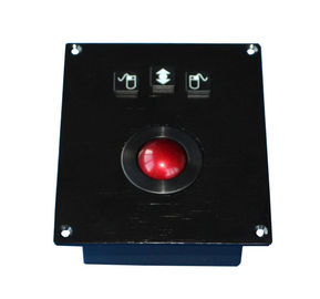 IP65 waterproof military Phenolic Resin mechanical Trackball with 3 mouse buttons