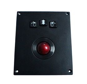 IP65 waterproof military Phenolic Resin mechanical Trackball with 3 mouse buttons