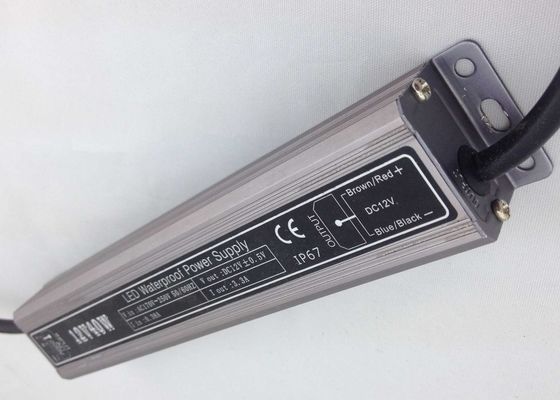 IP67 কনস্ট্যান্ট ভোল্টেজ LED ফালা ফালা জন্য পাওয়ার সাপ্লাই, 40W LED ড্রাইভার